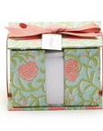 Floral Block Print Note Paper Caddy with Pencil