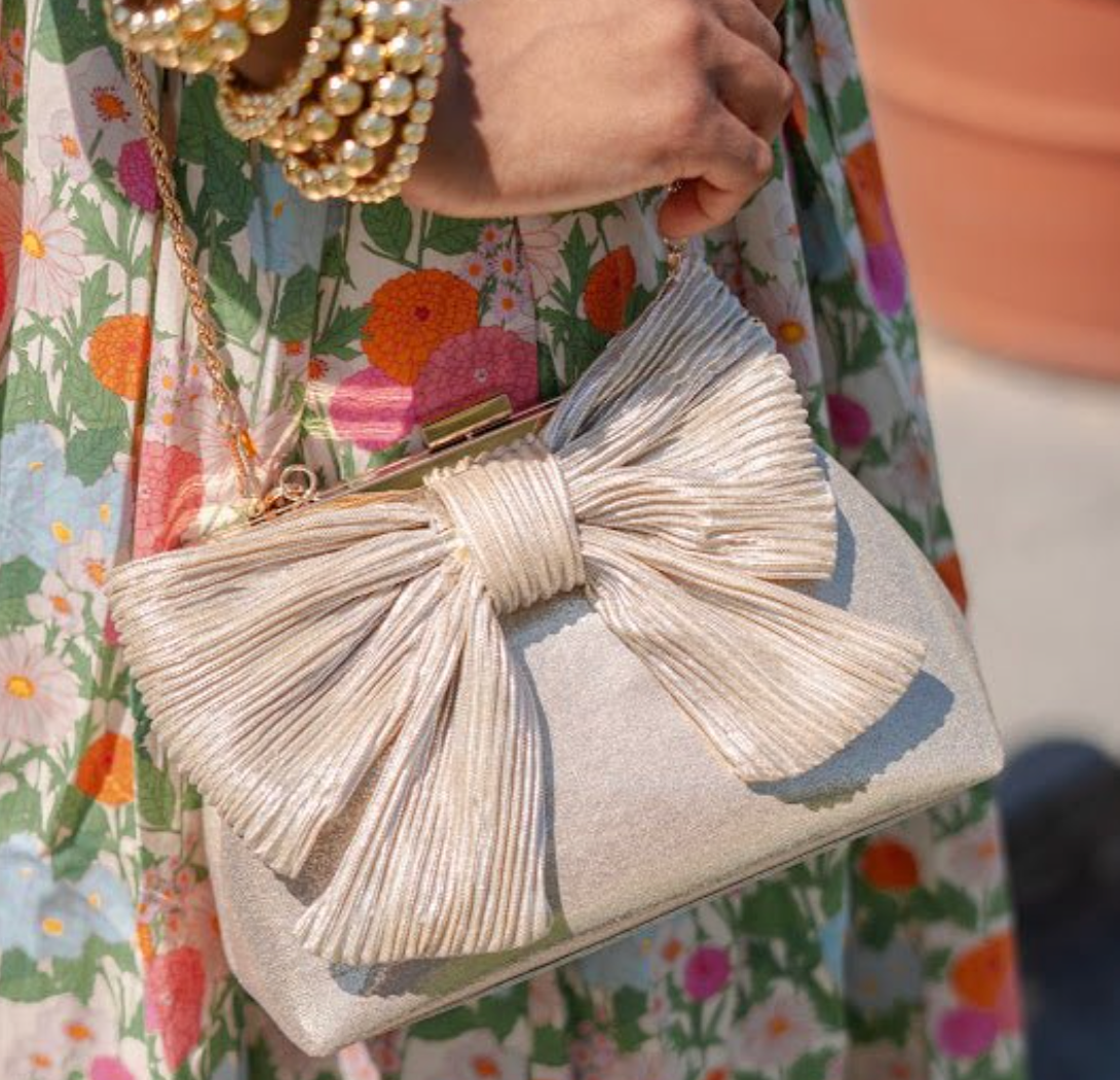 Gold Bow Clutch