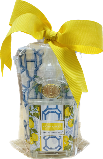 Lemon Ginger Soap and Guest Towel Bundle