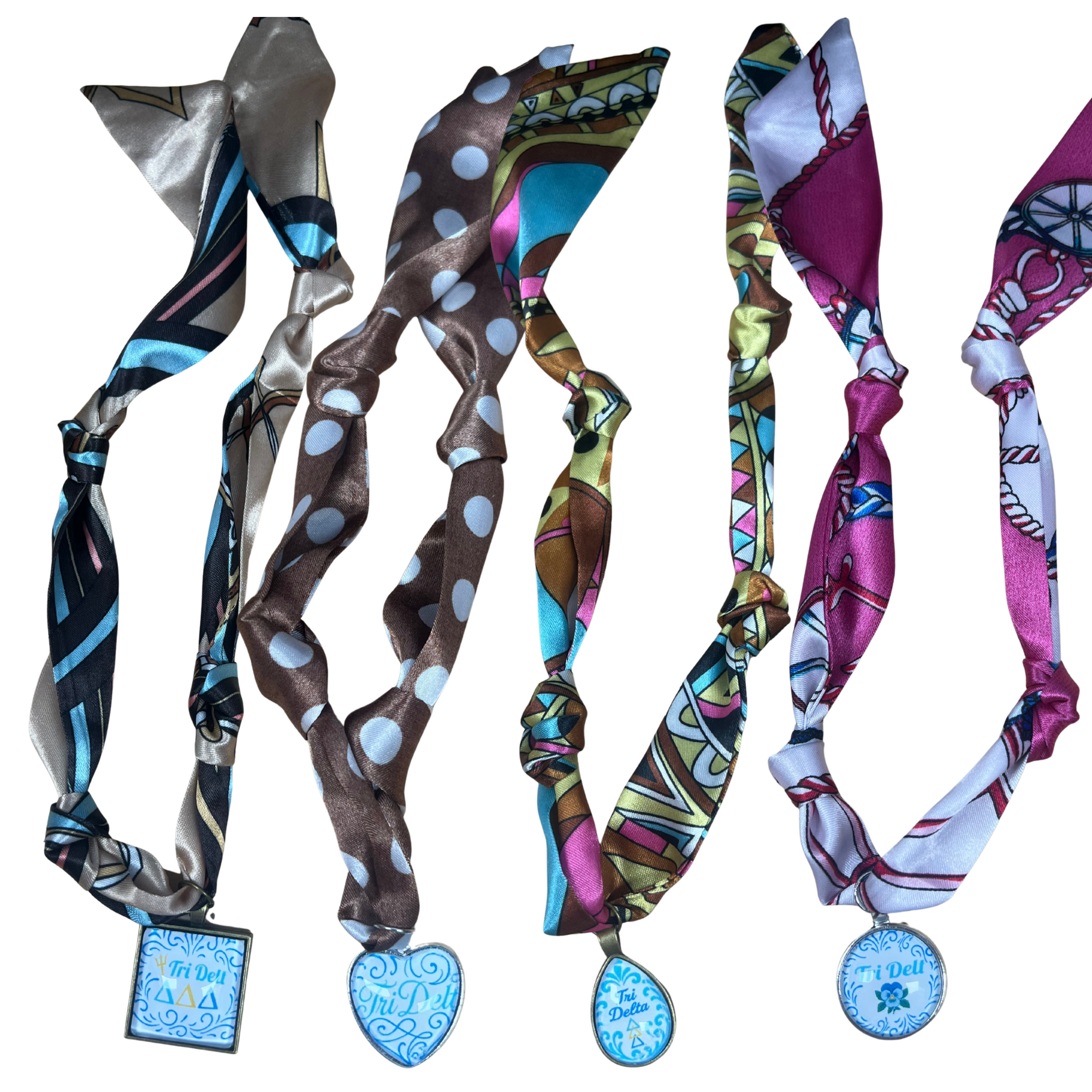 Scarf Necklace - Delta Delta Delta