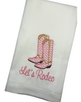 Let's Rodeo Cowboy Boot Huck Towel