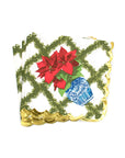 Poinsettias Paper Beverage Napkin Packs