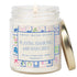 Candle in a jar with a decorative label featuring Mahjong design and brand name 'Sweet Water Decor'.
