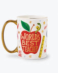 World's Best Teacher Porcelain Mug