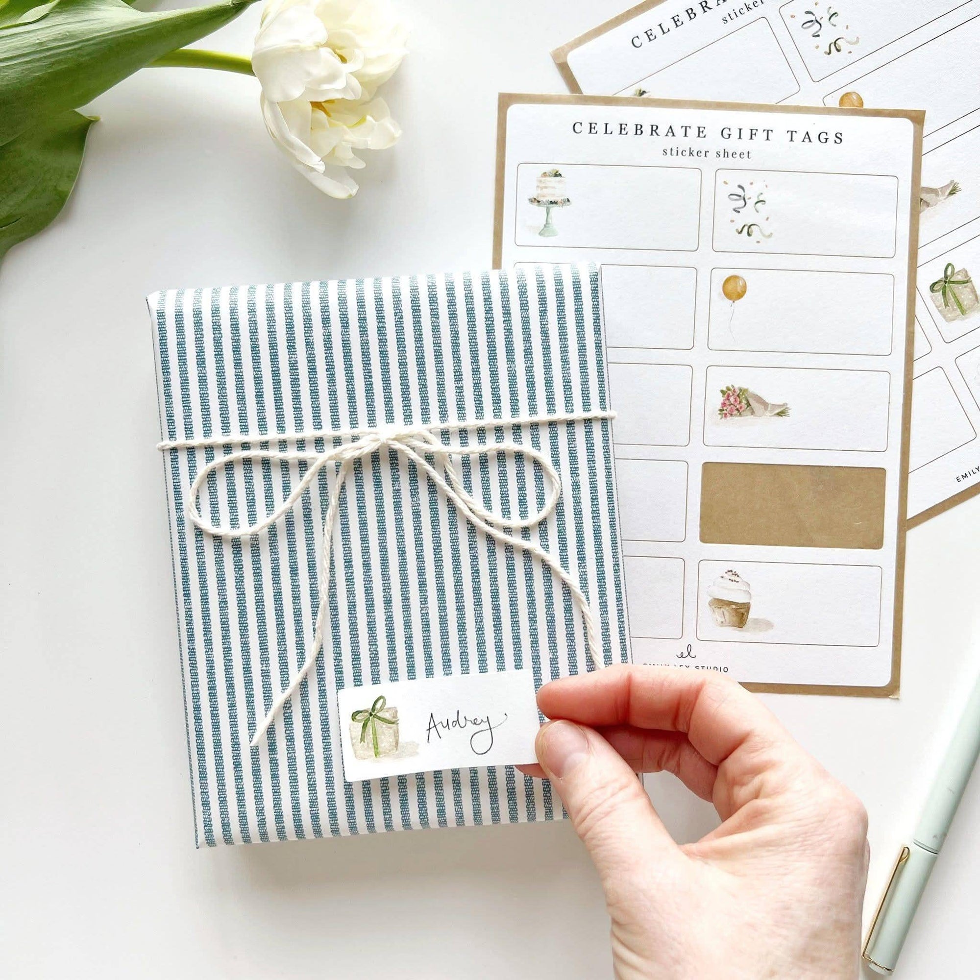 Celebrate Gift Label Sticker Sheets