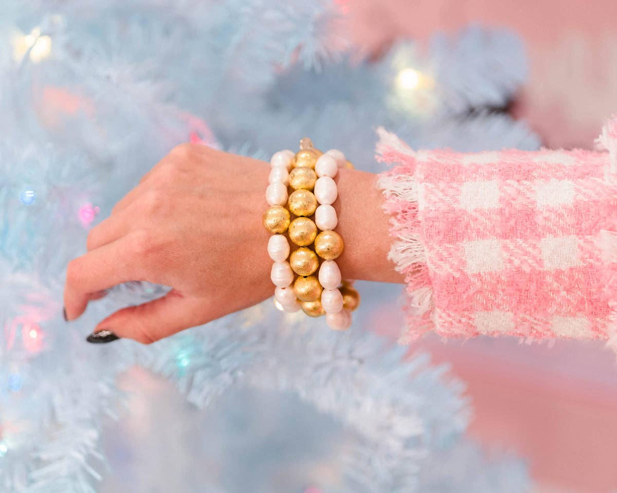 Georgia Beaded Freshwater Pearl Bracelet