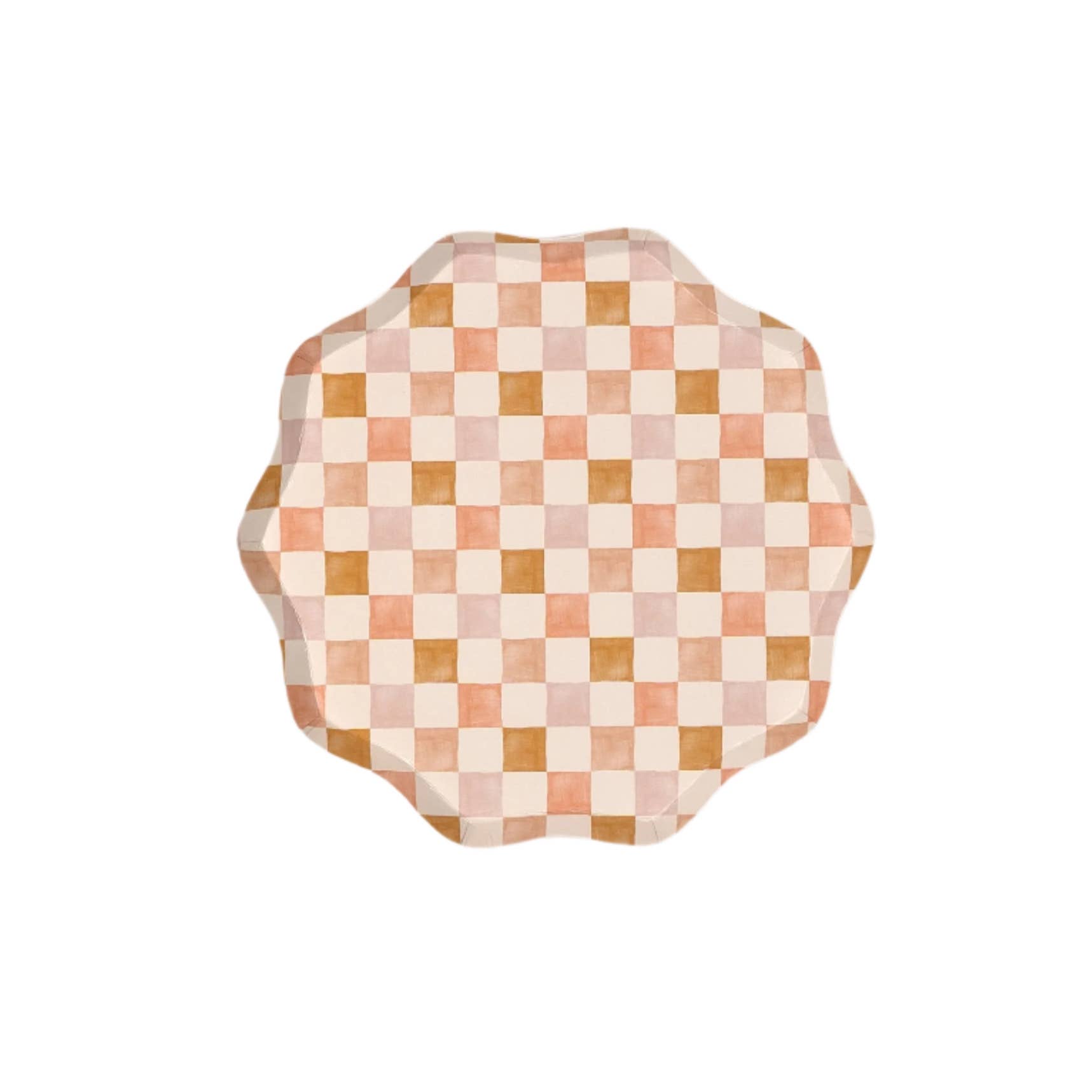 Harmony Plaid Dessert Paper Plates