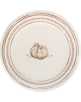 Pumpkin Line Art Paper Plates
