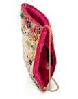 Meadow Floral Beaded Crossbody Phone Bag