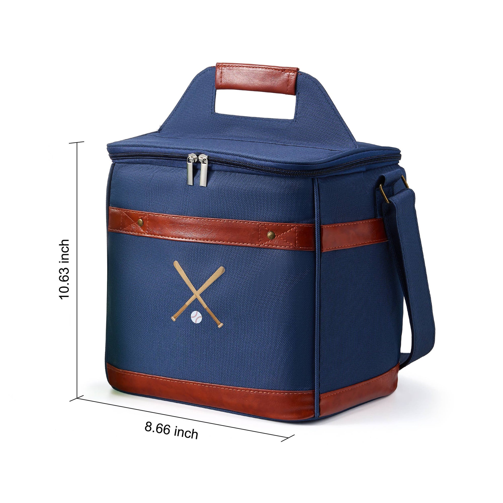 Baseball Soft-Sided Drinks Cooler Bag | Holds 12 Bottles