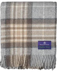 Highland Tartan Tweed New Wool Throw