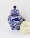 Blue Chinoiserie Ginger Jar - Large