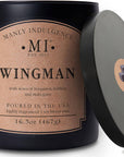 Manly Indulgence Classic+ Wingman, 2 Wick, 16.5 oz: Wingman / Classic+ Collection