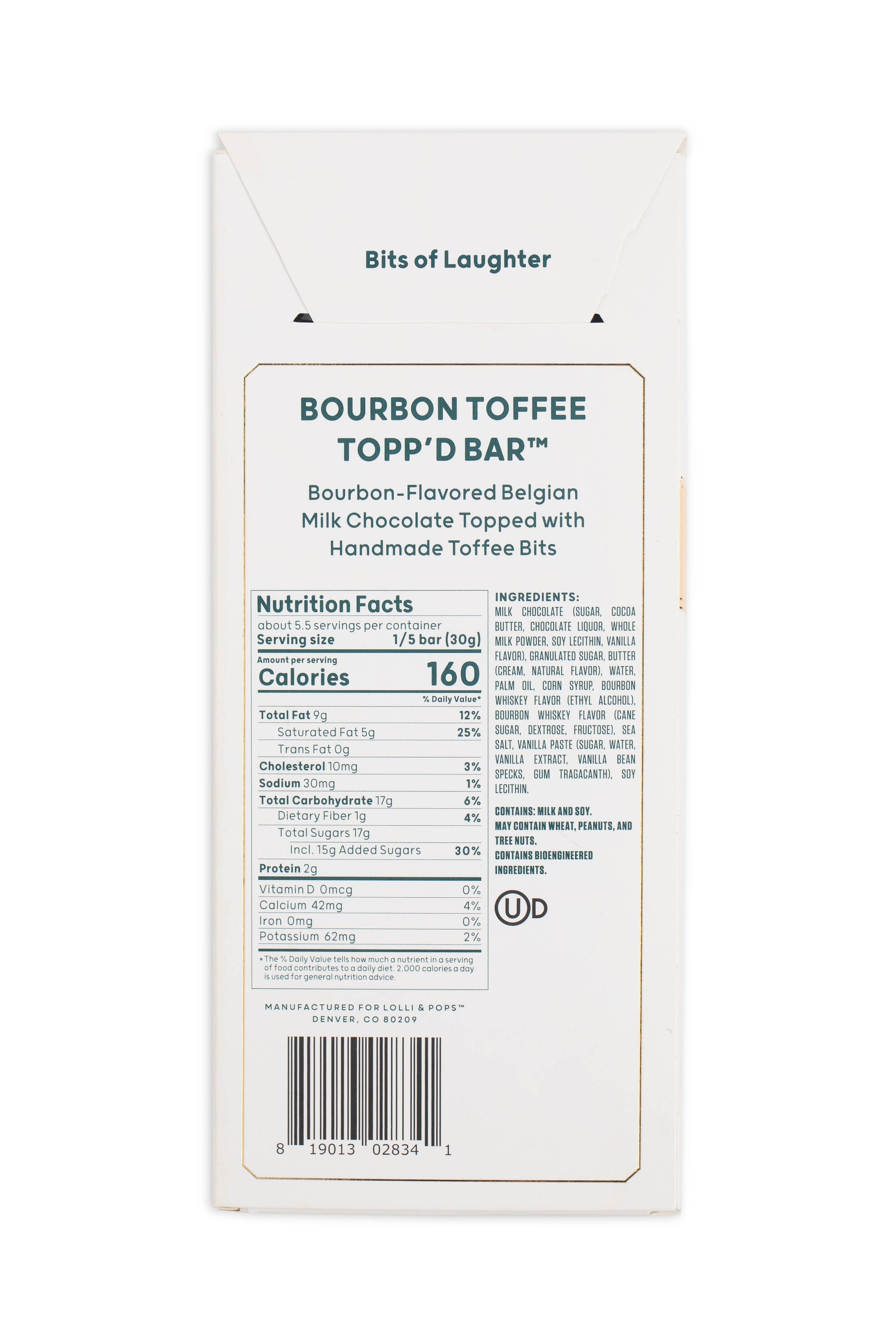 Bourbon Toffee Topp&#39;d Bar