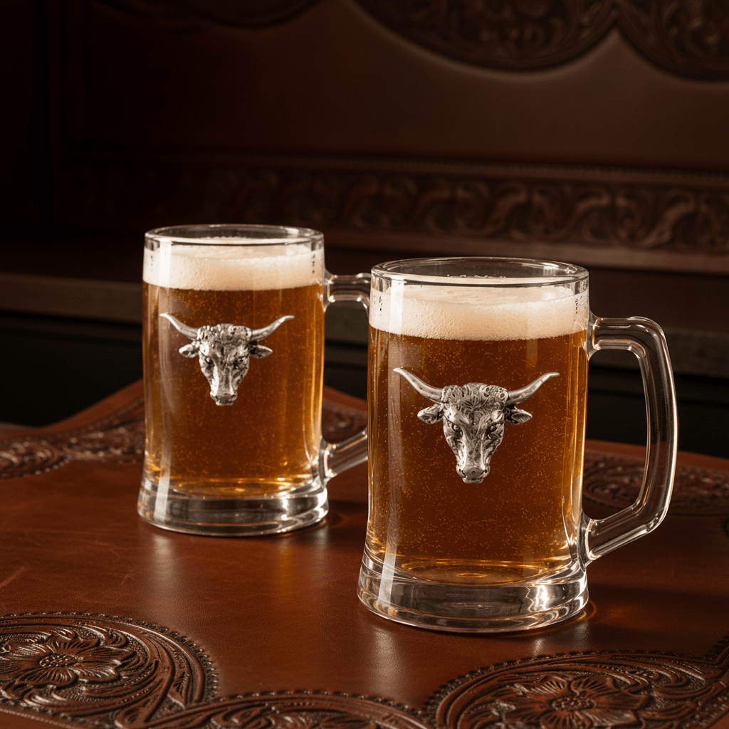 Longhorn Beer Mugs
