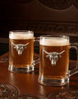Longhorn Beer Mugs
