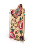 Butterfly Garden beaded floral crossbody