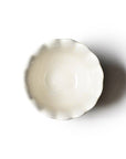 Signature White Ruffle Trifle Bowl