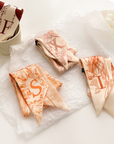 Initial Silk Scarf – Personalized Gift Accent for Her: K
