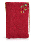 Meadow Floral Beaded Crossbody Phone Bag