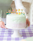 Rainbow Happy Birthday Candles | Cake Candle |