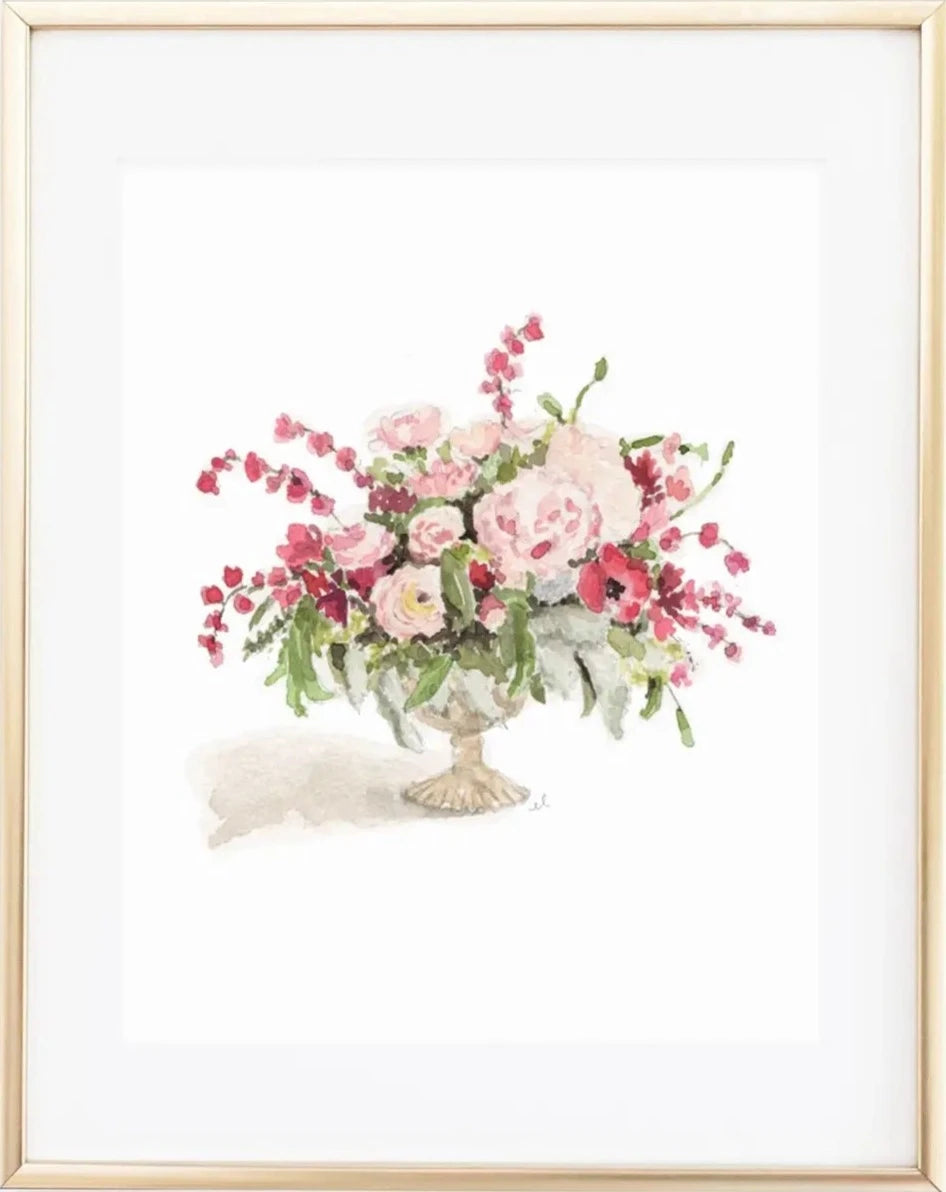 Pinks Bouquet Art Print