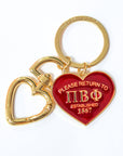 Please Return Sorority Key Ring: Pi Beta Phi