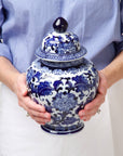 Blue Chinoiserie Ginger Jar - Small