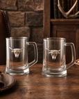Longhorn Beer Mugs