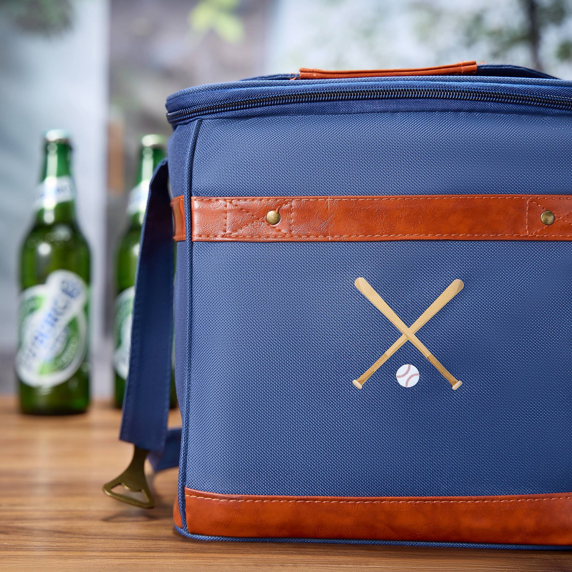 Baseball Soft-Sided Drinks Cooler Bag | Holds 12 Bottles