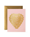 Doily Valentine Card