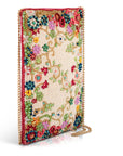 Meadow Floral Beaded Crossbody Phone Bag