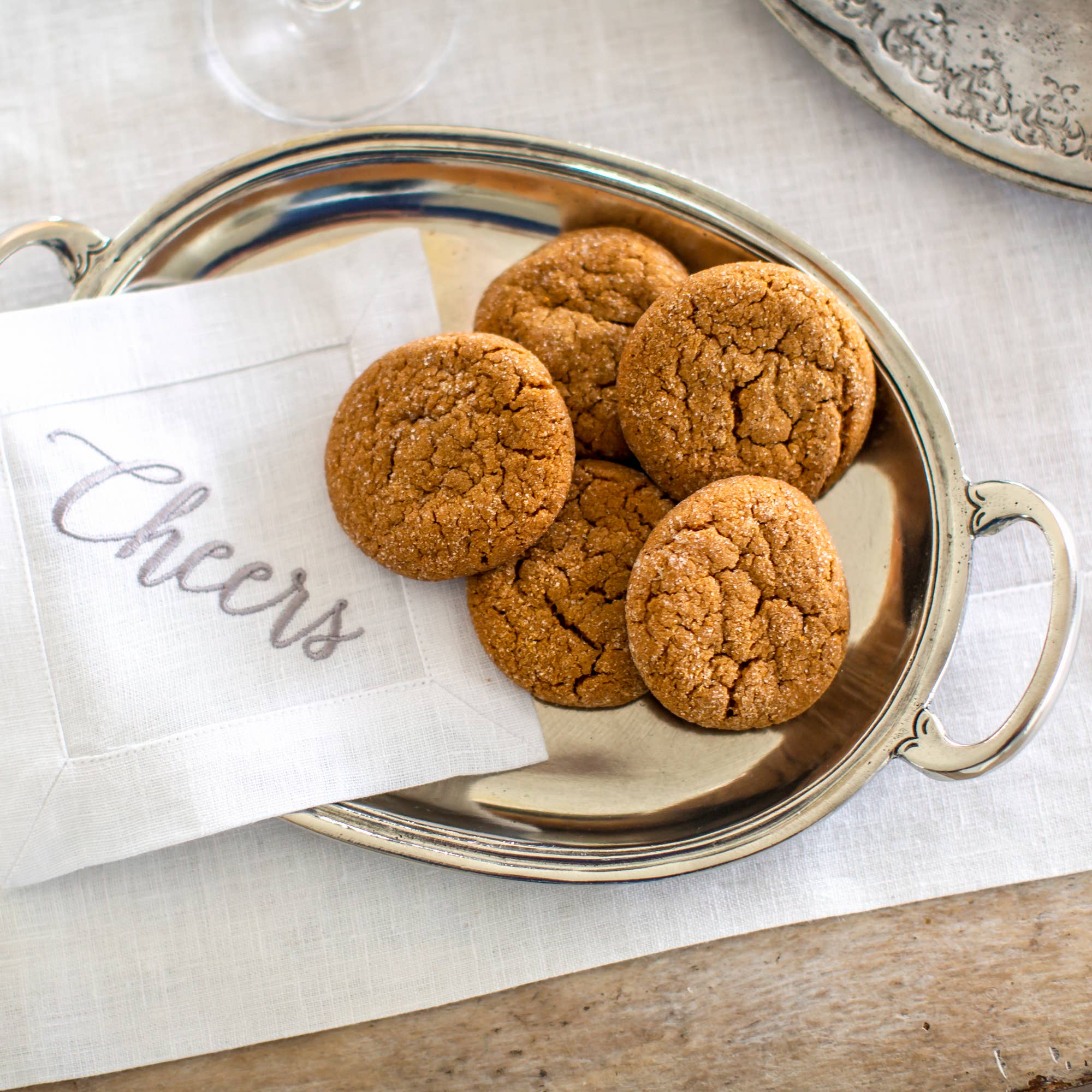 Peltro Small Tray with Handles