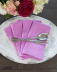 Washed Linen Napkin Set - New Color: Red