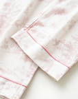 Soft Pink Toile Print Loungewear – Fall & Winter Cozy : L