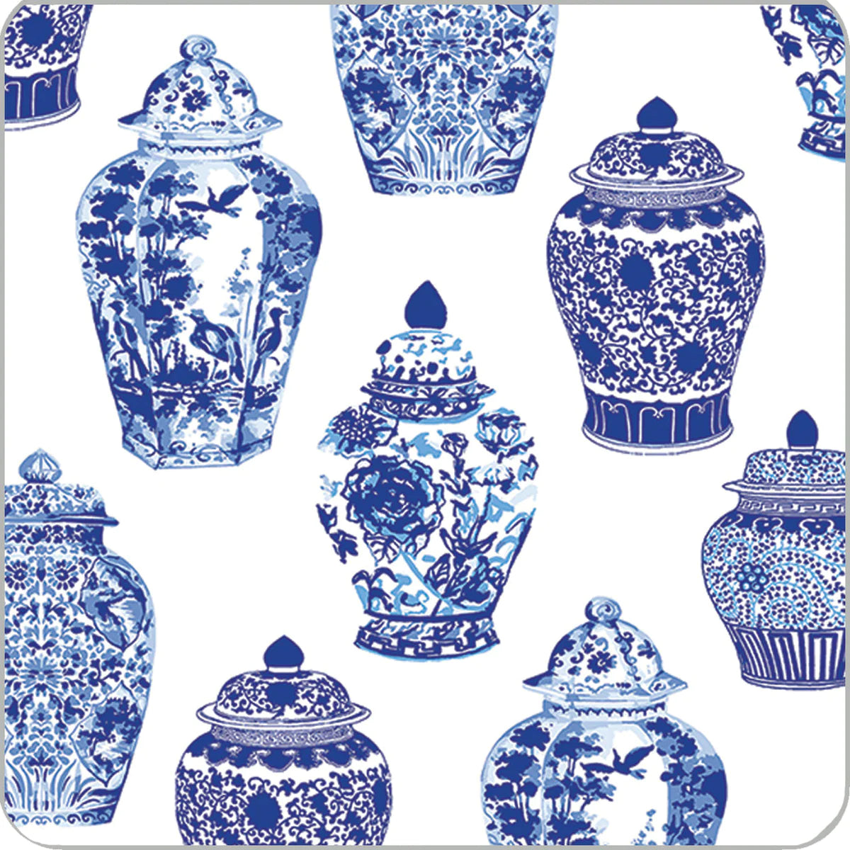 Blue Ginger Jars Paper- Sold by the Sheet