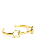 Gold Horse Bit Cuff