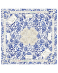 Chinoiserie Blue Mahjong Mat
