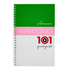 A spiral-bound notebook with a green and white cover, labeled 'American Mahjong 101 Quick Guide'.